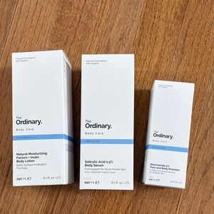 The Ordinary Body Care set